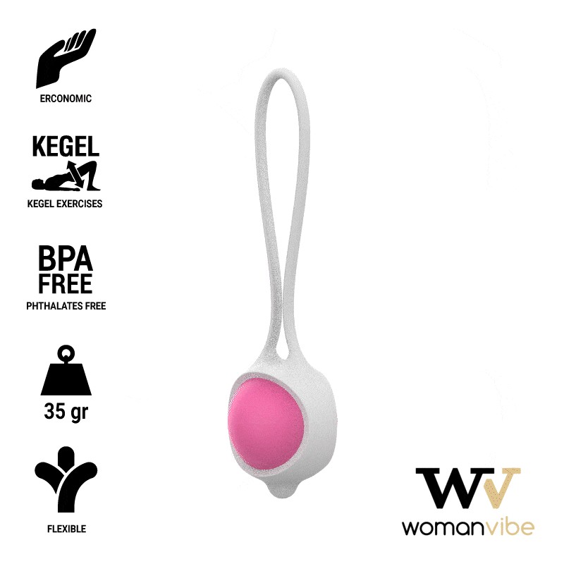 WOMANVIBE - KEISY I BALL GEISHA SILICONE - ROSA - D-229791 - Dona Pimenta