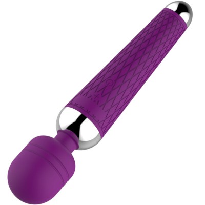 ARMONY - MASSAGER E VIBRADOR DE CABEA FLEXÍVEL VIOLET - D-238231 - Dona Pimenta