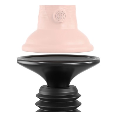 FETISH FANTASY SERIES - BODY DOCK THRUSTER DILDO CLAMP COM 7 MODOS DE EMPURRAR PRETO - D-241524 - Dona Pimenta