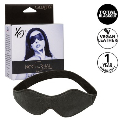 CALEXOTICS - NOCTURNAL MÃSCARA DE OLHOS PVC COURO PRETO - D-241420 - Dona Pimenta