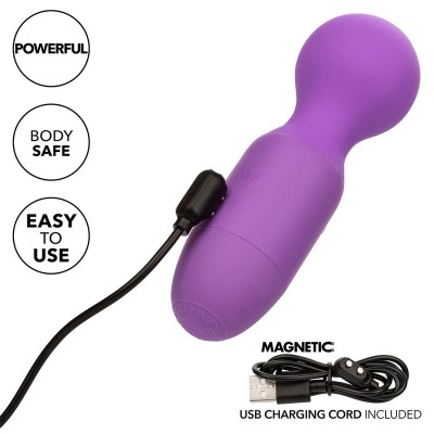 CALEXOTICS - FIRST TIME MASSAGEADOR RECARREGÁVEL 10 VIBRAÇÕES ROXO - D-241410 - Dona Pimenta