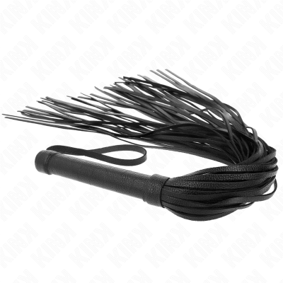 KINK - CHICOTE DE PVC MACIO PRETO 70 CM - D-240716 - Dona Pimenta