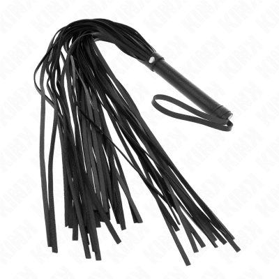 KINK - CHICOTE DE PVC MACIO PRETO 70 CM - D-240716 - Dona Pimenta