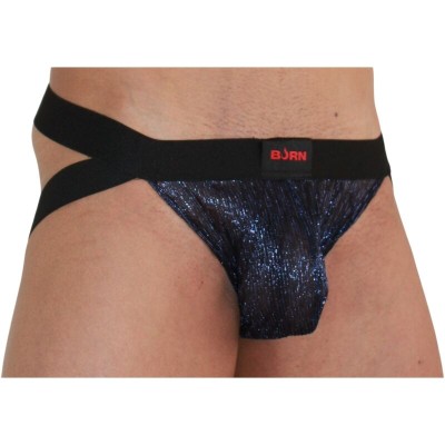 BURN - 006 JOCK BRILHANTE AZUL / PRETO M - D-241650 - Dona Pimenta