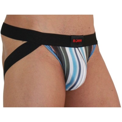 BURN - 009 JOCK MULTICOLOR / PRETO S - D-241661 - Dona Pimenta