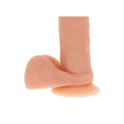 GET REAL - DILDO DE SILICONE 20,5 CM W BOLAS PELE - D-234599 - Dona Pimenta