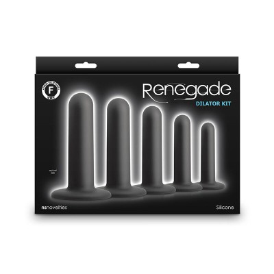 NS NOVELTIES - RENEGADE KIT DILATADOR PRETO - D-241496 - Dona Pimenta