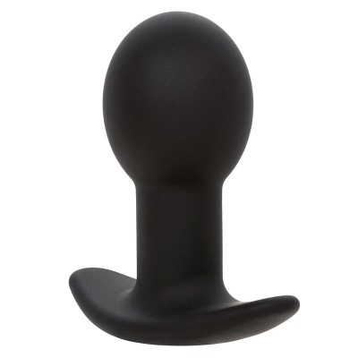 CALEXOTICS - ROCK BOTTOM PLUG ANAL 10 VIBRAÇÕES SILICONE PRETO - D-241431 - Dona Pimenta