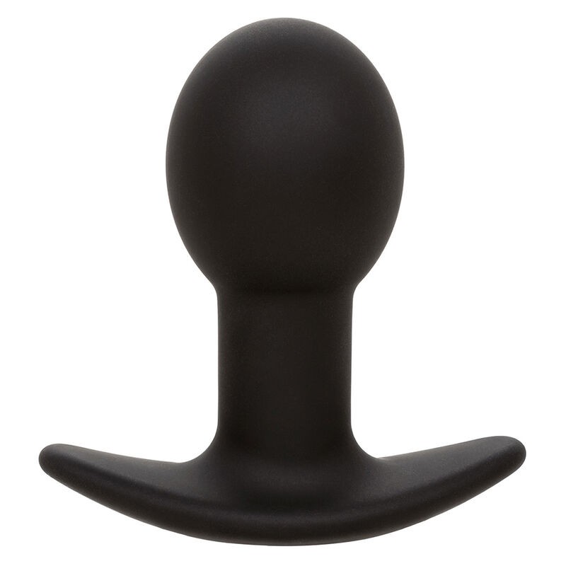 CALEXOTICS - ROCK BOTTOM PLUG ANAL 10 VIBRAÇÕES SILICONE PRETO - D-241431 - Dona Pimenta