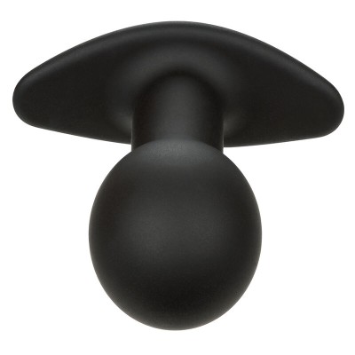 CALEXOTICS - ROCK BOTTOM PLUG ANAL 10 VIBRAÇÕES SILICONE PRETO - D-241431 - Dona Pimenta