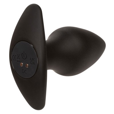 CALEXOTICS - ROCK BOTTOM PLUG ANAL PERFEITO 10 VIBRAÇÕES SILICONE PRETO - D-241432 - Dona Pimenta