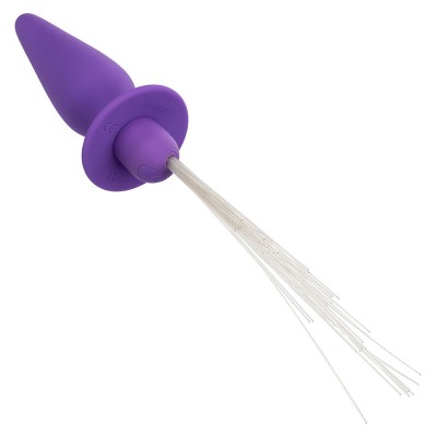 CALEXOTICS - SOUTHERN LIGHTS LIGHT UP ANAL PLUG 10 VIBRAÇÕES SILICONE ROXO - D-241437 - Dona Pimenta