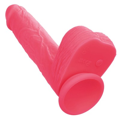 CALEXOTICS - STUDS VIBRADOR REALISTA 10 VIBRAÇÕES ROSA - D-241438 - Dona Pimenta