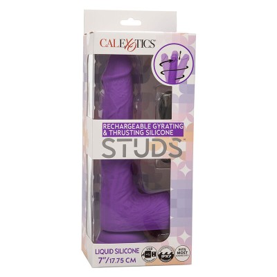 CALEXOTICS - STUDS VIBRADOR ROTATIVO E RECARREGÃVEL 10 VIBRAÇÕES ROXO - D-241439 - Dona Pimenta