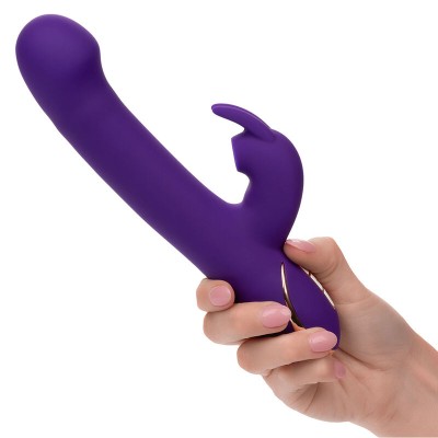 CALEXOTICS - JACK RABBIT VIBRADOR E ESTIMULADOR 7 VIBRAÇÕES E MODO DE SUCÇÕES AZUL - D-241446 - Dona Pimenta