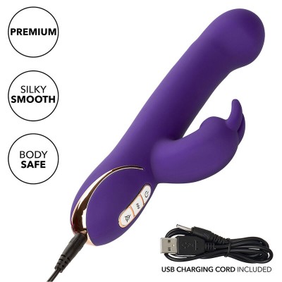 CALEXOTICS - JACK RABBIT VIBRADOR E ESTIMULADOR 7 VIBRAÇÕES E MODO DE SUCÇÕES AZUL - D-241446 - Dona Pimenta