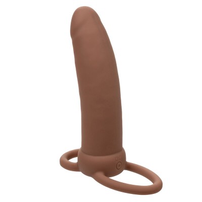 CALEXOTICS - MAXX THICK DUAL PENETRATOR 10 VIBRAÇÕES MARROM - D-241454 - Dona Pimenta