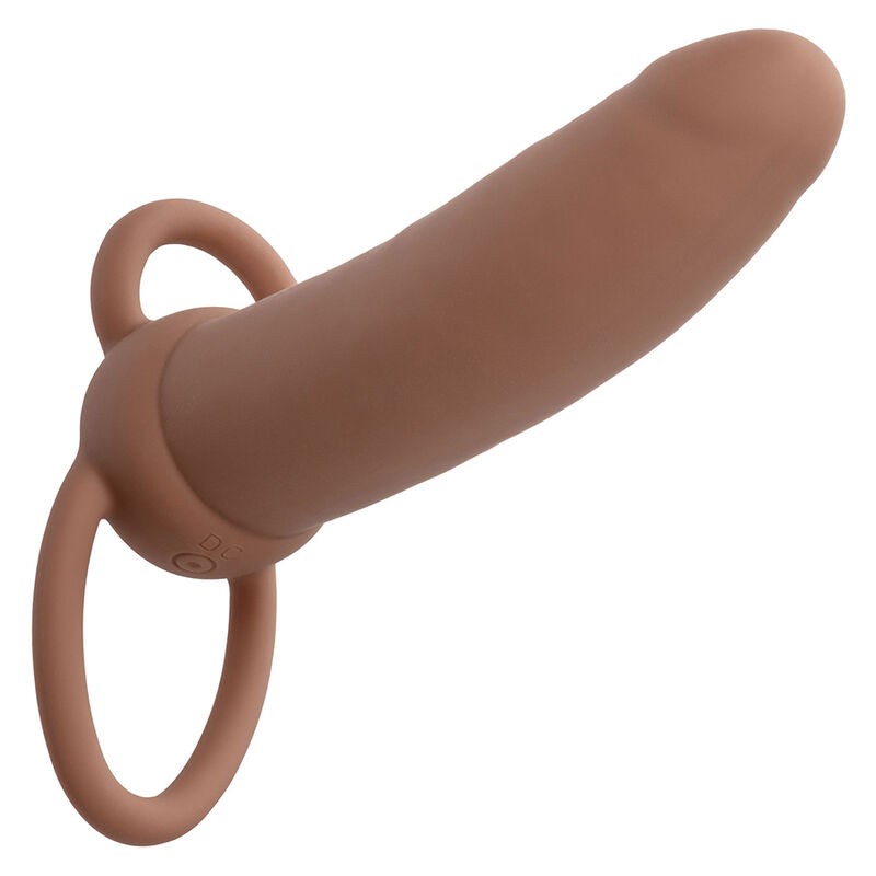 CALEXOTICS - MAXX THICK DUAL PENETRATOR 10 VIBRAÇÕES MARROM - D-241454 - Dona Pimenta