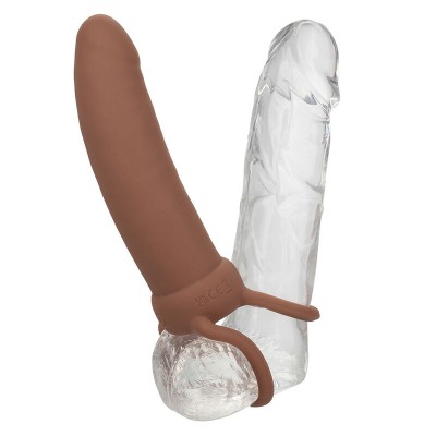 CALEXOTICS - MAXX THICK DUAL PENETRATOR 10 VIBRAÇÕES MARROM - D-241454 - Dona Pimenta