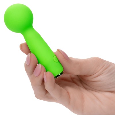 CALEXOTICS - NEON VIBES BUBBLY VIBE O MINI MASSAGEADOR 10 VIBRAÇÕES VERDE - D-241459 - Dona Pimenta