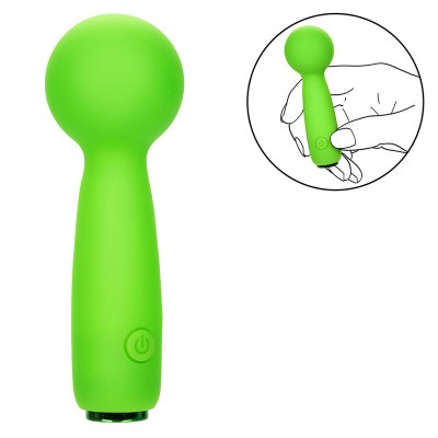 CALEXOTICS - NEON VIBES BUBBLY VIBE O MINI MASSAGEADOR 10 VIBRAÇÕES VERDE - D-241459 - Dona Pimenta