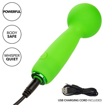 CALEXOTICS - NEON VIBES BUBBLY VIBE O MINI MASSAGEADOR 10 VIBRAÇÕES VERDE - D-241459 - Dona Pimenta