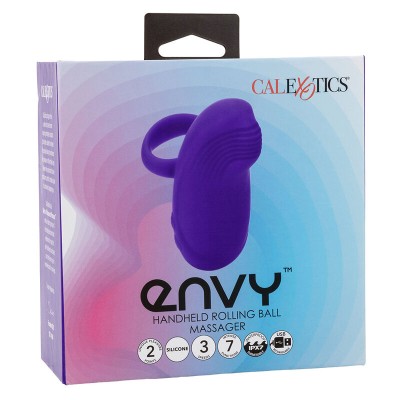 CALEXOTICS - ENVY HANDHELD ROLLING BALL MASSAGER 7 VIBRAÇÕES ROXO - D-241466 - Dona Pimenta