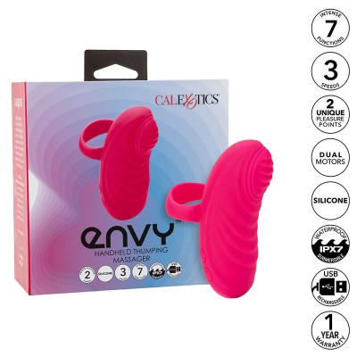 CALEXOTICS - ENVY HANDHELD ROLLING BALL MASSAGER 7 VIBRAÇÕES ROSA - D-241467 - Dona Pimenta