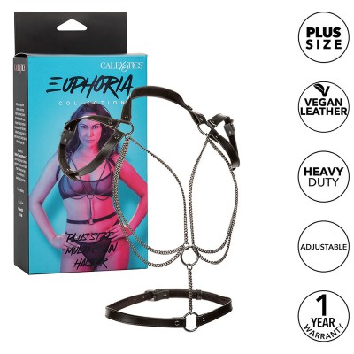 CALEXOTICS - EUPHORIA MULTICAIN HALTER HARNESS PREMIUM TAMANHO PLUS - D-241475 - Dona Pimenta