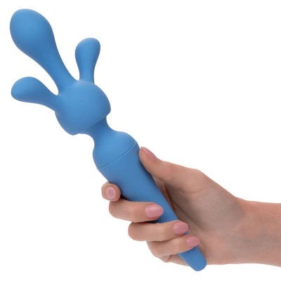 CALEXOTICS - COUTURE KIT VIBRADOR WAND 10 VIBRAÇÕES AZUL - D-241443 - Dona Pimenta