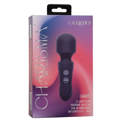 CALEXOTICS - CHARISMA CHARM MASSAGER 12 FUNÇÕES ROXO - D-241461 - Dona Pimenta