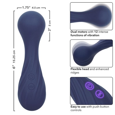 CALEXOTICS - CHARISMA TEMPTATION MASSAGER 12 FUNÇÕES ROXO - D-241462 - Dona Pimenta