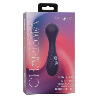 CALEXOTICS - CHARISMA TEMPTATION MASSAGER 12 FUNÇÕES ROXO - D-241462 - Dona Pimenta