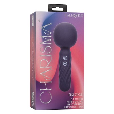 CALEXOTICS - CHARISMA SEDUCTION MASSAGER 12 FUNÇÕES 17,75 CM X 6,25 CM ROXO - D-241463 - Dona Pimenta