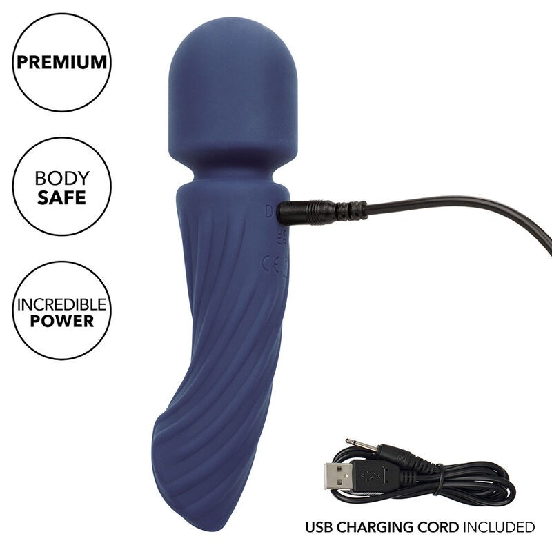 CALEXOTICS - CHARISMA ALLURE MASSAGER DUAL MOTORS 12 FUNÇÕES 17,25 CM X 4,5 CM ROXO - D-241464 - Dona Pimenta