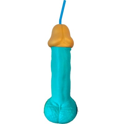 DIABLO PICANTE - VASO PENE PLASTICO AZUL - D-241808 - Dona Pimenta