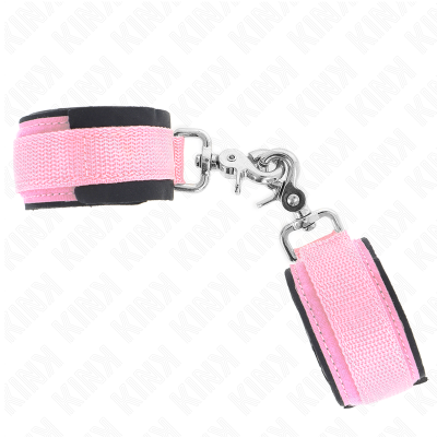 KINK - PUNHOS DE NEOPRENE AJUSTÃVEIS ROSA AJUSTÃVEIS 22-34 CM - D-241105 - Dona Pimenta