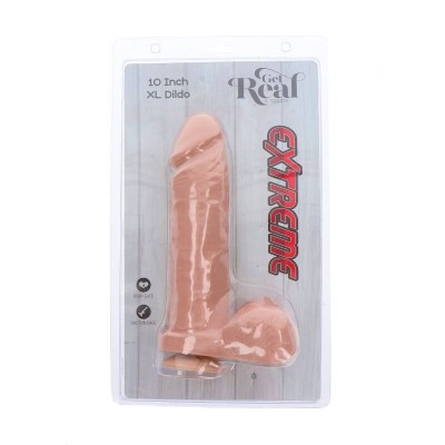 GET REAL - EXTREME XL DILDO 25,5 CM PELE - D-234604 - Dona Pimenta