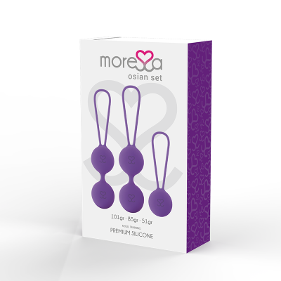 CONJUNTO MORESSA OSIAN PREMIUM SILICONE ROXO - D-213248 - Dona Pimenta