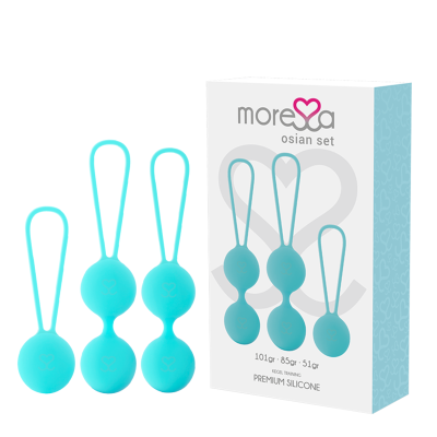 MORESSA OSIAN SET TURQUESA DE SILICONE PREMIUM - D-213249 - Dona Pimenta