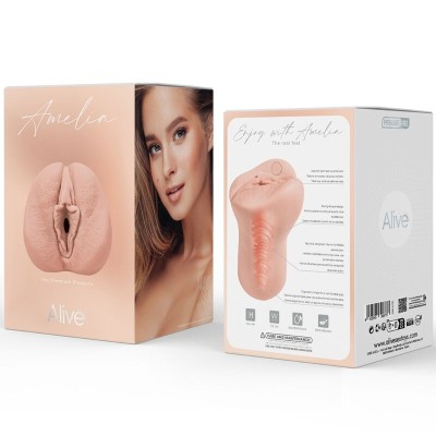 ALIVE - FLEX MASTURBADOR MASCULINO VAGINAL TAMANHO M - D-241853 - Dona Pimenta