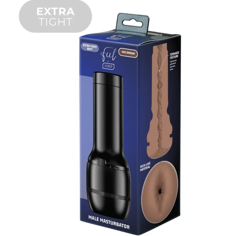 KIIROO - FEEL STROKER EXTRA TIGHT BUTT MÃDIO MARROM - D-241734 - Dona Pimenta