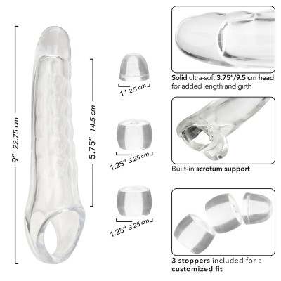 CALEXOTICS - MAXX PENIS EXTENDER AJUSTÃVEL TRANSPARENTE - D-241453 - Dona Pimenta