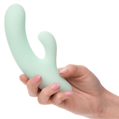 CALEXOTICS - PACIFICA FIJI VIBRADOR E ESTIMULADOR PONTO G 10 VIBRAÃÃES AQUA - D-241419 - Dona Pimenta