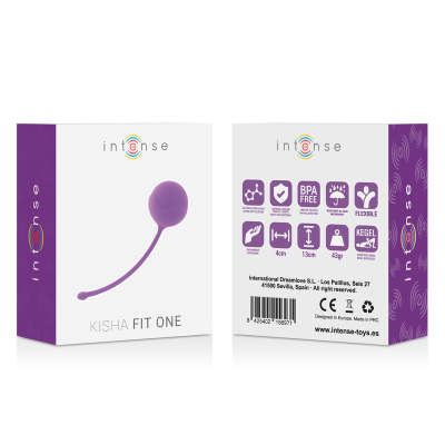 INTENSO KISHA FIT ONE SILICONE KEGEL PURPLE - D-216049 - Dona Pimenta