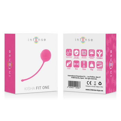 INTENSO KISHA FIT ONE SILICONE KEGEL HOT PINK - D-216050 - Dona Pimenta