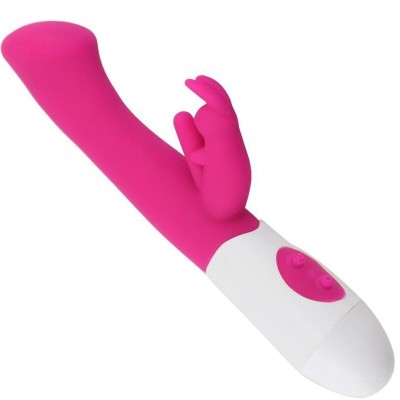 ARMONY - VIBRADOR E ESTIMULADOR COELHO G SPOT 10 VELOCIDADES ROSA - D-241153 - Dona Pimenta