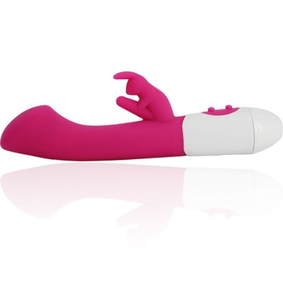 ARMONY - VIBRADOR E ESTIMULADOR COELHO G SPOT 10 VELOCIDADES ROSA - D-241153 - Dona Pimenta