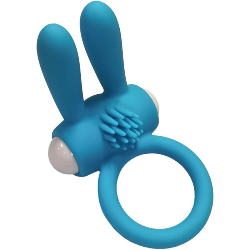 ARMONY - MR BUNNY ANEL VIBRADOR SILICONE PRETO - D-241160 - Dona Pimenta