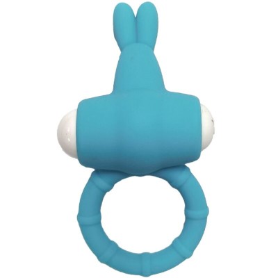 ARMONY - MS BUNNY ANEL VIBRADOR SILICONE VERDE - D-241164 - Dona Pimenta